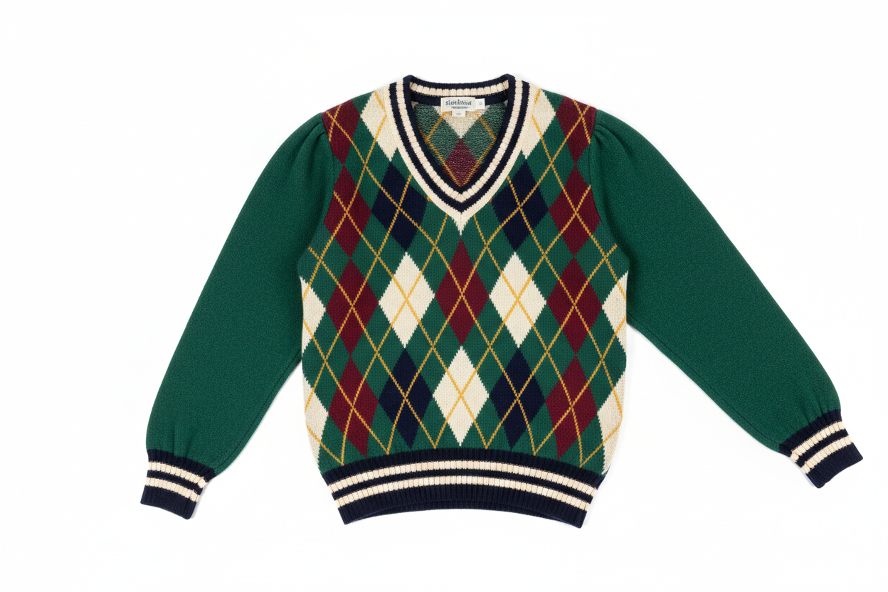vintage golf sweater